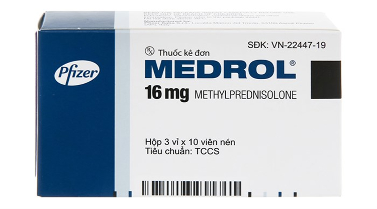 Medrol 16mg là thuốc corticosteroid có tác dụng chống viêm mạnh